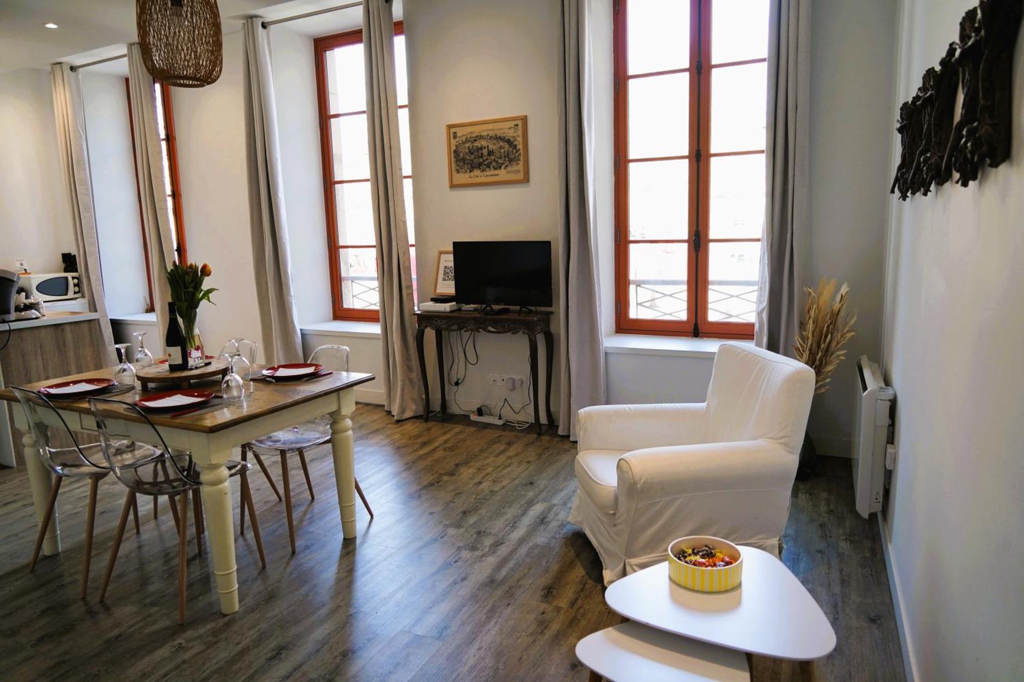 Ferienwohnung La Magie De Carnot Meuble De Tourisme 3 Etoiles Carcassonne Exterior foto